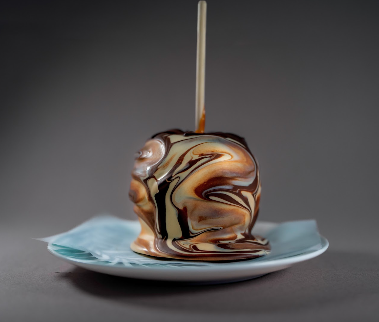 Marbled Caramel Apple