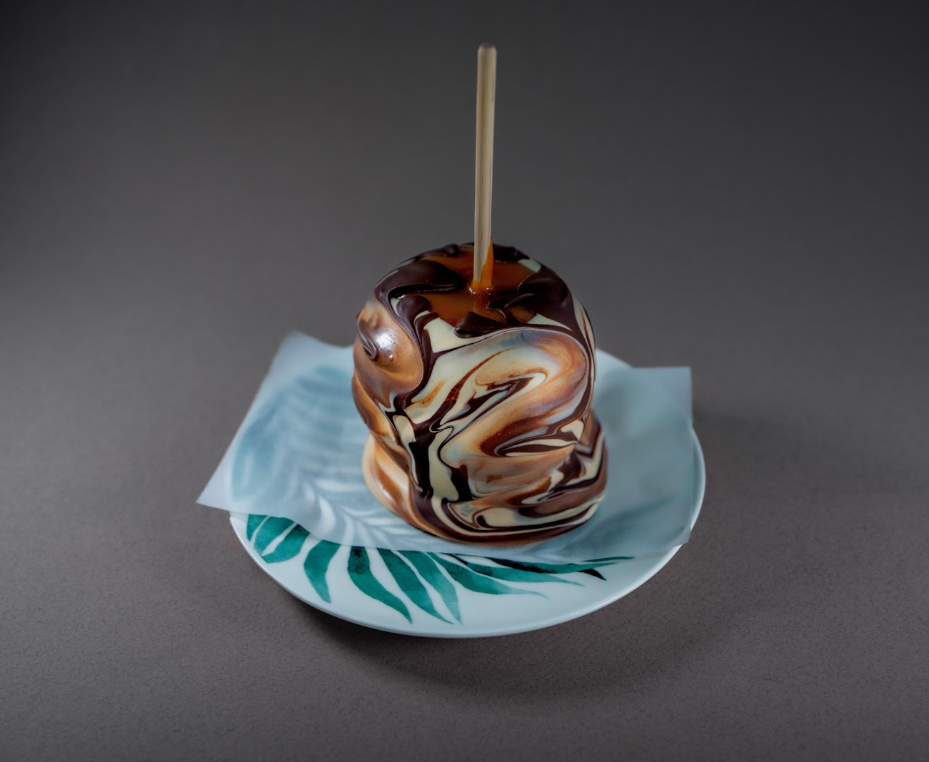 Marbled Caramel Apple