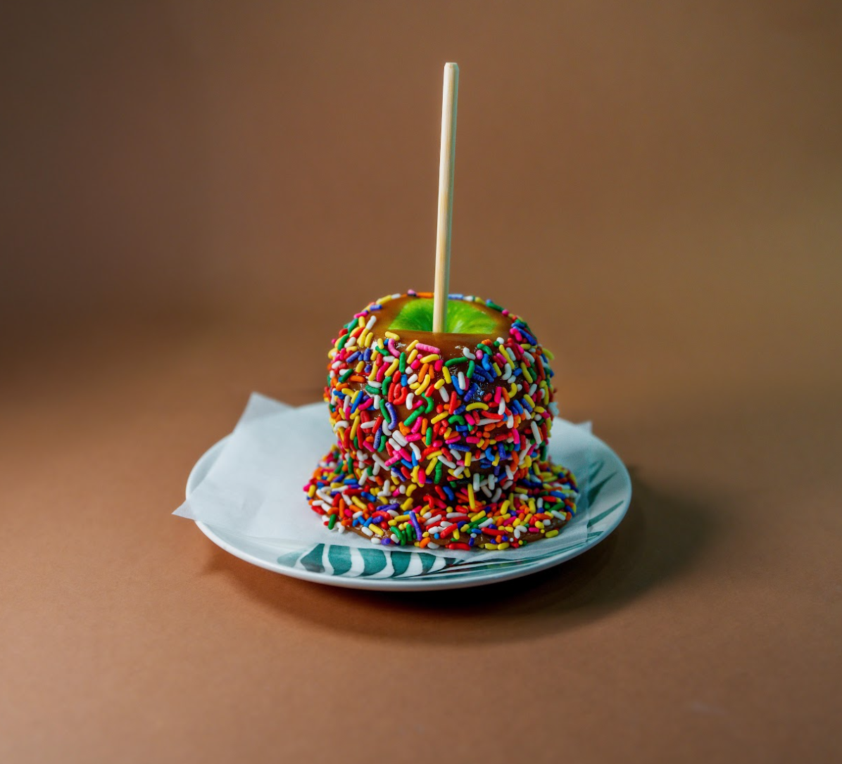 Sprinkle Caramel Apple