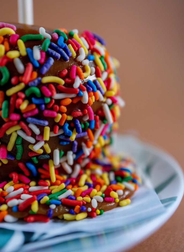 Sprinkle Caramel Apple